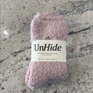 UnHide Pink Softie Socks - 2 Pack